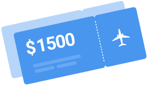Cheap airplane ticket animation